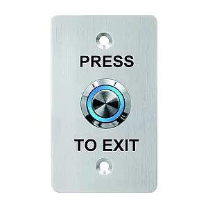 Buton de iesire, montaj ingropat, inox, LED, NO-NC-COM, IP65, 85 x 50 mm CSB-508LW