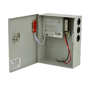Sursa de alimentare 12V, 3A, back-up in cabinet metalic SDC-12-3B