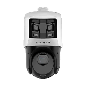 Deep Learning, DarkFighter, ColorVu - Camera IP, 6+4MP, 25X, IR 100m, WL 30m, Alarma - HIKVISION DS-2SE4C425MWG-E26F0