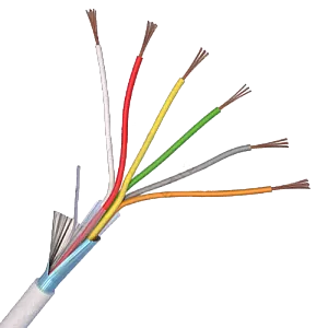 Cablu de alarma 6 fire ecranate, cupru integral, 100m 6CUEF Cablu de alarma 6 fire ecranate, cupru integral, 100m 6CUEF