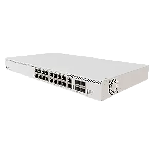 Switch 16xRJ45 PoE Gigabit, 2xRJ 45 consola, 4 SFP 10G, Management - MIKROTIK CRS320-8P-8B-4S+RM