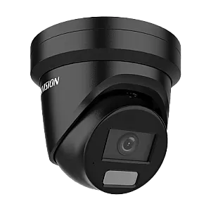Deep Learning, ColorVu, Dual Light - Camera IP, 4MP, lentila 2.8mm, IR 40m, WL 40m, Mic, PoE, Neagra - HIKVISION DS-2CD2347G2H-LIU-BLACK-2.8mm