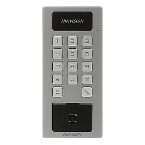 Terminal control acces si interfon cu tastatura, cititor card, Bluetooth, Wi-Fi, Alarma - HIKVISION DS-K1T502DBWX