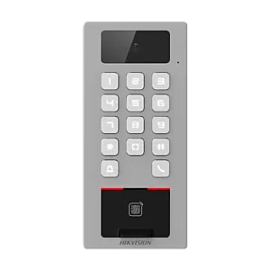 Terminal control acces si Video-interfon, tastatura, card, Bluetooth, Wi-Fi, Alarma - HIKVISION DS-K1T502DBFWX-C