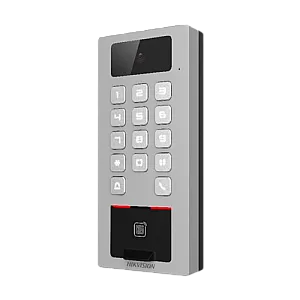 Terminal control acces si Video-interfon, tastatura, card, Bluetooth, Wi-Fi, Alarma - HIKVISION DS-K1T502DBFWX-C