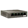 Switch 4 porturi Gigabit PoE, 1 port Uplink Gigabit - Tenda TND-TEG1105P-4-63W – TENDA TND-TEG1105P-4-63W