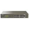 Switch 16 porturi Gigabit PoE - Tenda TND-TEG1116P-16-150W – TENDA TND-TEG1116P-16-150W
