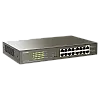 Switch 16 porturi Gigabit PoE - Tenda TND-TEG1116P-16-150W – TENDA TND-TEG1116P-16-150W