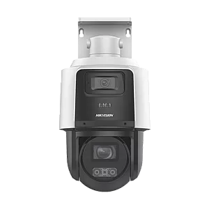 Camera IP PTZ TandemVu, 4MP dual, zoom optic 4X, IR 40m & WL 30m - HIKVISION DS-2SE3C404MWG-E14-2.8mm