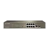Switch 8 porturi PoE Gigabit, 1 port RJ45 Gigabit, 1 port SFP Gigabit, 1U, L3 Management - IP-COM G5310P-8-150W – IP-COM G5310P-8-150W