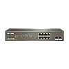 Switch 8 porturi PoE Gigabit, 2 porturi SFP Gigabit, Cloud Management - IP-COM G3310P-8-150W – IP-COM G3310P-8-150W