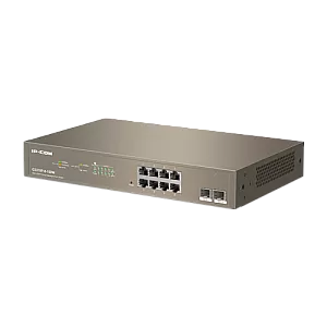 Switch 8 porturi PoE Gigabit, 2 porturi SFP Gigabit, Cloud Management - IP-COM G3310P-8-150W