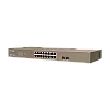 Switch 16 porturi PoE Gigabit, 2 porturi SFP Gigabit, Cloud Management - IP-COM G3318P-16-250W – IP-COM G3318P-16-250W