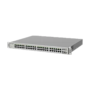 Switch 48 porturi PoE+ Gigabit, 8 porturi PoE++, 4 porturi SFP+, L3 Cloud Management - Ruijie RG-NBS5200-48GT4XS-UP