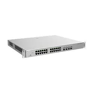 Switch 24 porturi PoE+, 4 porturi SFP+, Gigabit, L3 Cloud Management - Ruijie RG-NBS5200-24GT4XS-P