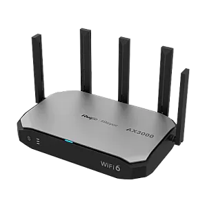 Router WiFi 6 Dual Band, 5 porturi GE, AX3000, Cloud Management - Ruijie RG-EG105GW-X