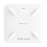 Access Point Wireless AX3000 Dual-Band, Wi-Fi 6, 1x RJ45 2.5G, 1x RJ45 1G, PoE IN, Cloud Management - Ruijie RG-RAP2260