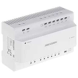 Distribuitor Video/Audio, 2 fire pentru 6 posturi interior/exterior  - HIKVISION DS-KAD7060EY
