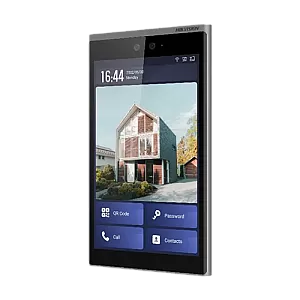 Videointerfon TCP/IP, 10.1' touch screen, 2x2MP, Recunoastere Faciala, Card, Alarma - HIKVISION DS-KD9633-WBE6