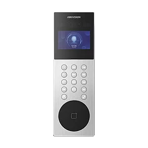 Videointerfon TCP/IP pentru blocuri si spatii birouri, 4.3' touch screen, 2x 2MP, Recunoastere faciala, Card, Alarma - HIKVISION DS-KD9203-ME6