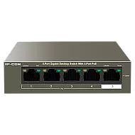 Switch 4 porturi Gigabit PoE, 1 port RJ45 Gigabit - IP-COM G1105P-4-63W