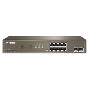 Switch 8 x RJ45 Gigabit, 2 x SFP Gigabit Uplink, Cloud Management - IP-COM G3310F