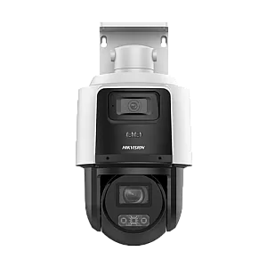 Camera TandemVu PTZ, 4MP, 10X, IR max. 80m DarkFighter, WL 30m - HIKVISION  DS-2SE3C410MWG-E14-2.8mm