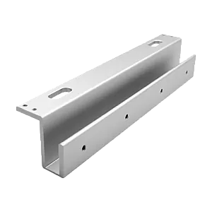 Suport aluminiu UZL pt. montaj electromagnet tip CSE-280P pe usi sticla fara rama CSE-280P-UZL