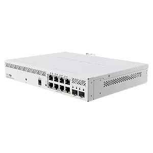 Switch, 8 x Gigabit PoE, 2 x SFP+ 10Gbps, Management - MikroTik CSS610-8P-2S+IN