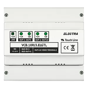 Doza derivatie video 10 iesiri pentru EXPERT, G3 - ELECTRA VCB.10RJ3.ELGTL Doza derivatie video 10 iesiri pentru EXPERT, G3 - ELECTRA VCB.10RJ3.ELGTL