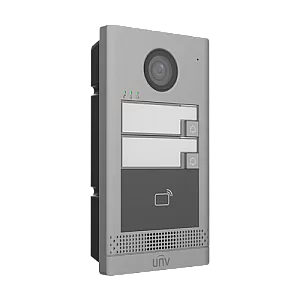 Post exterior videointerfon TCP/IP pentru 2 familii, IR, IK08 - UNV OEU-202S-HMK2 Post exterior videointerfon TCP/IP pentru 2 familii, IR, IK08 - UNV OEU-202S-HMK2