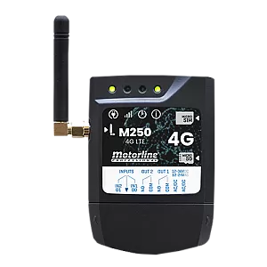 Controller GSM 4G, Bluetooth, 2 relee, card SIM inclus MOTORLINE GSM-M250