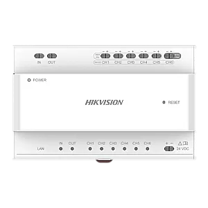 Distribuitor Video/Audio 2 fire pentru 6 posturi - HIKVISION DS-KAD706Y Distribuitor Video/Audio 2 fire pentru 6 posturi - HIKVISION DS-KAD706Y
