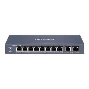 Switch 8 porturi 100 Mbps, PoE at/bf/bt, Smart Management - HIKVISION DS-3E1310HP-EI