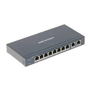 Switch 8 porturi 100 Mbps, PoE at/bf/bt, Smart Management - HIKVISION DS-3E1310HP-EI