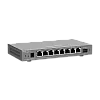 Router 8 porturi RJ45 1 Gbps, 1 port SFP 1 Gbps, 200 clienti, Multi-WAN, Cloud Management - Ruijie RG-EG209GS – Ruijie Networks RG-EG209GS