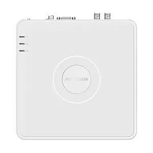 Deep Learning - DVR 4 ch. video 2MP lite + 1 ch. IP max. 2MP, AUDIO 'over coaxial', 1U - HIKVISION DS-7104HGHI-M1-T