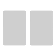 Poarta acrilica 90 cm, pentru poarta batanta DS-K3B501SX - HIKVISION DS-K3B501SX/601SX-Dp90/2