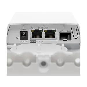 MediaConverter Fibra - Cupru, 2 porturi Gigabit, PoE-IN, SFP 2.5G, IP55 - MikroTik FTC21
