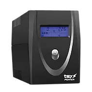 UPS TSY Power, 600VA/360W, LCD,  line interactive, 2 x Schuko TSY-MP-0K6-LCD