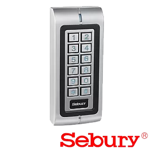 Cititor/Controler stand-alone cu tastatura si cititor card, antivandal - SEBURY SEB-W1-B