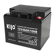 Acumulator Pb-acid AGM Deep Cycle, 12V, 40Ah, conector M6 - KIJO JM12-40