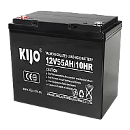 Acumulator Pb-acid AGM Deep Cycle, 12V, 55Ah, conector M6 - KIJO  JM12-55