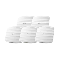 Set 5 x Access Point Wi-Fi 5, AC1750 Dual-Band, 3.5/4 dBi, 2 x RJ45 Gigabit, PoE - TP-Link Omada EAP245(5-pack)