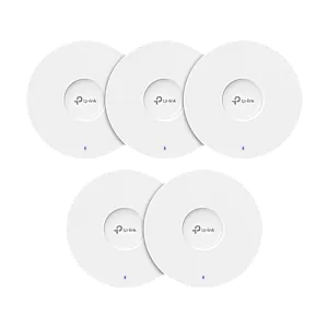Set 5 x Access Point Wi-Fi 6, AX1800 Dual-Band, 4/5 dBi, 1 x RJ45 Gigabit, PoE - TP-Link Omada EAP613(5-pack)