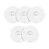 Set 5 x Access Point Wi-Fi 6, AX3000 Dual-Band, 3/5 dBi, 1 x RJ45 Gigabit, PoE - TP-Link Omada EAP653(5-pack) – TP-LINK EAP653(5-pack)