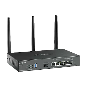 Router VPN, Wi-Fi 6, AX3000, 1 x SFP Gigabit, 5 x RJ45 Gigabit, 1 x USB - TP-Link Omada ER706W