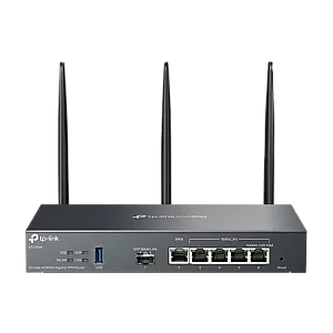 Router VPN, Wi-Fi 6, AX3000, 1 x SFP Gigabit, 5 x RJ45 Gigabit, 1 x USB - TP-Link Omada ER706W