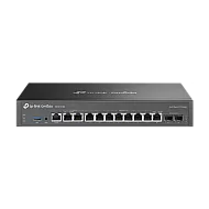 Router VPN, 2 x RJ45 2.5G, 2 x SFP Gigabit, 8 x RJ45 Gigabit, 1 x USB, 1U - TP-Link Omada ER7412-M2