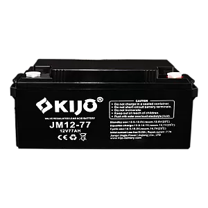 Acumulator Pb-acid AGM Deep Cycle, 12V, 77Ah, conector M8 - KIJO JM12-77